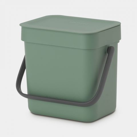 Sort & Go Waste Trash Can 0.8 gallon (3 liter) - Fir Green