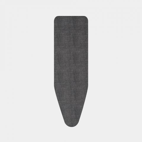 Ironing Board Cover B 124 x 38 cm, Top Layer - Denim Black