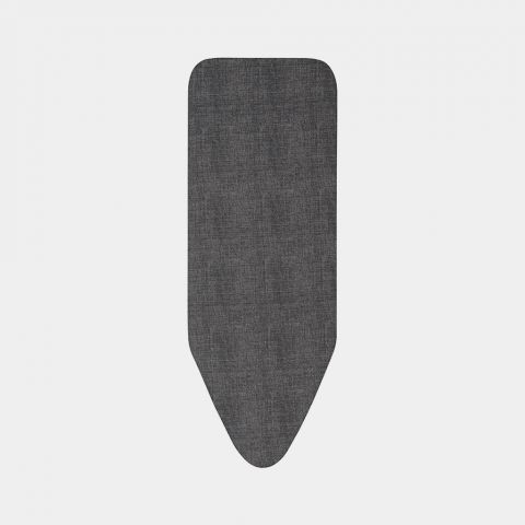 Ironing Board Cover C 124 x 45 cm, Top Layer - Denim Black