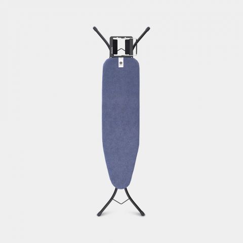 Table à repasser taille A 110 x 30 cm, pour fer vapeur - Denim Blue