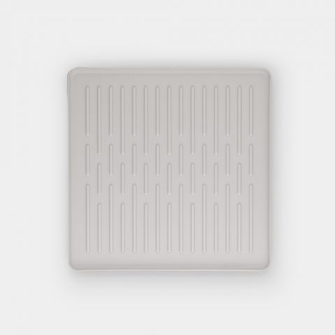 Tray Foldable Dish Drying Rack Light Gray