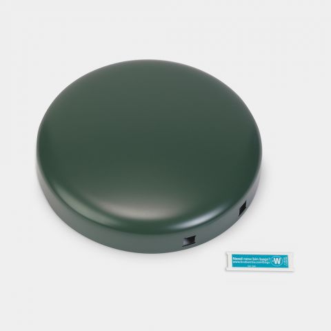 Lid NewIcon Step on Trash Can 1.3 gallon (5L) -  Pine Green