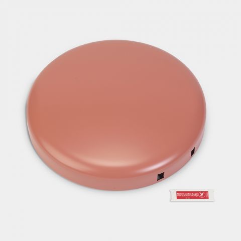 Klapa kosza pedałowego NewIcon 20 l - Terracotta Pink