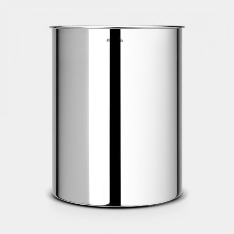 Corbeille à papier 15 litres - Brilliant Steel