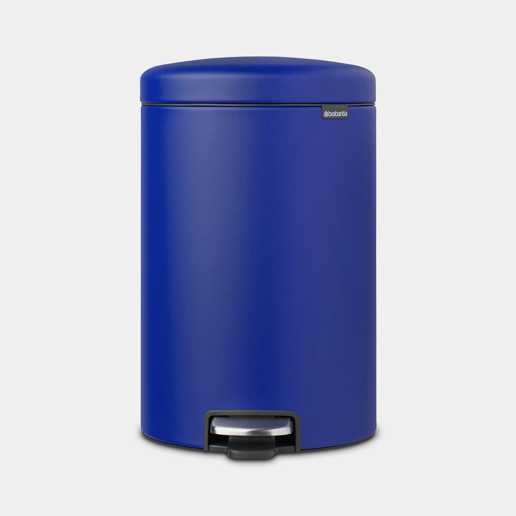 NewIcon Cubo de Pedal, 20 litros, Cierre Suave, Cubo de Plástico