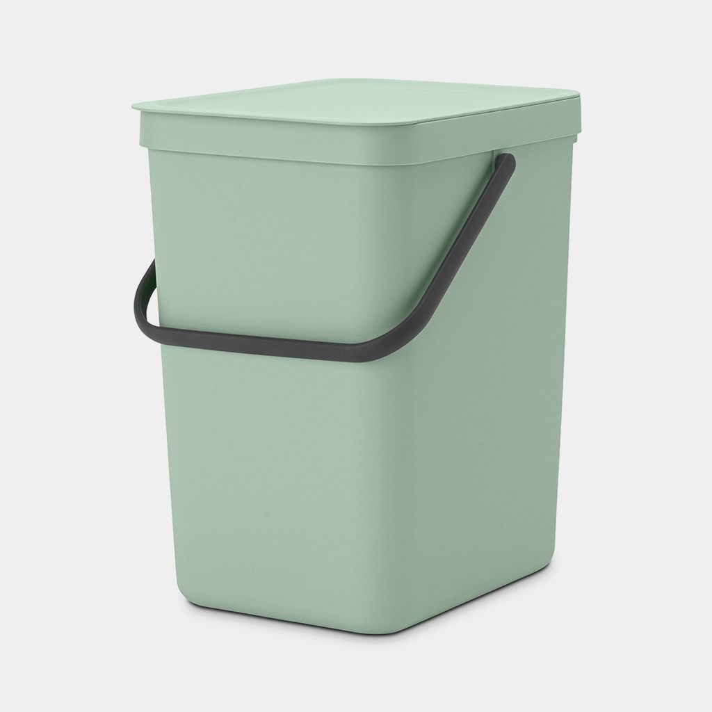 Sort & Go Recycling Trash Can 6.6 gallon (25L) - Jade Green