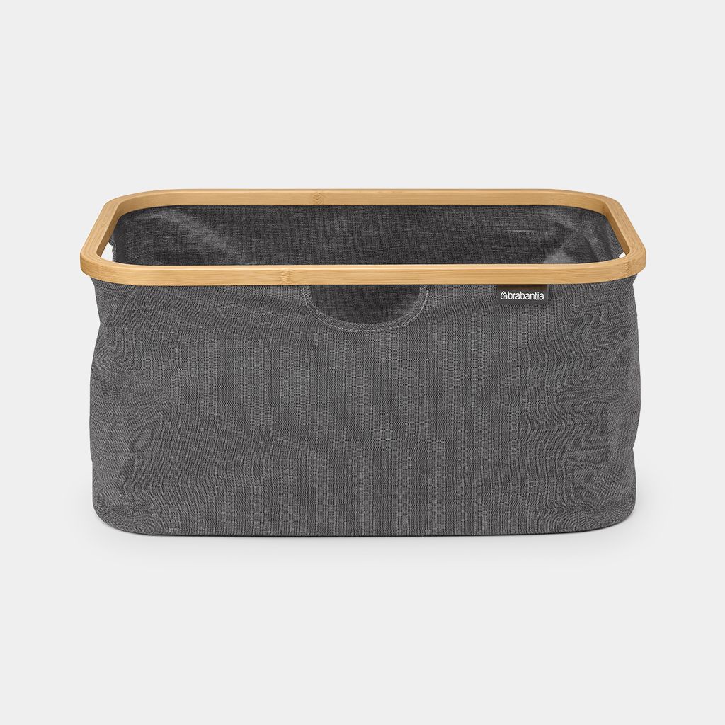 Foldable Laundry Basket 40 litre Pepper Black Brabantia
