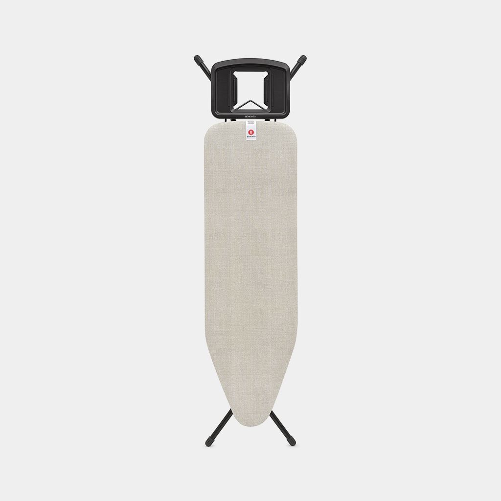 Bügelbrett B 124 x 38 cm, für Dampfbügeleisen - Denim Grey
