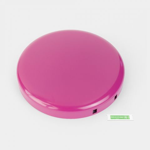 Lid NewIcon Step on Trash Can 8 gallon (30L) - Telemagenta