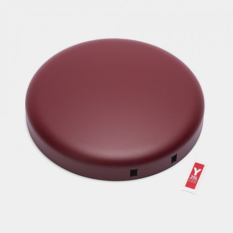 Lid NewIcon Pedal Bin 20 litre - Mineral Windsor Red