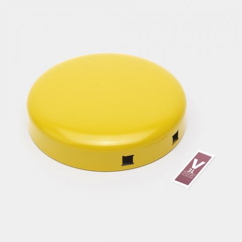 Lid NewIcon Step on Trash Can 0.8 gallon (3L) - Daisy Yellow