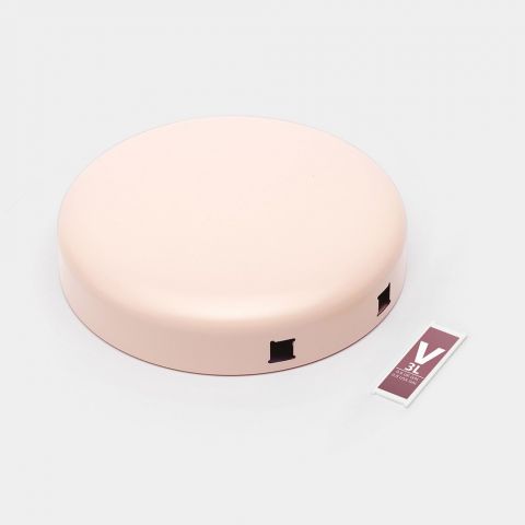 Lid NewIcon Step on Trash Can 0.8 gallon (3L) - Clay Pink