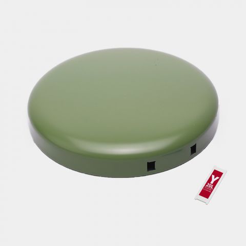 Lid NewIcon Step on Trash Can 5.3 gallon (20L) - Moss Green