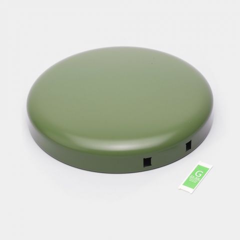 Lid NewIcon Step on Trash Can 8 gallon (30L) - Moss Green