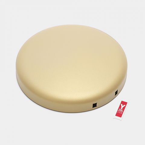 Lid NewIcon Step on Trash Can 5.3 gallon (20L) - Mineral Golden Beach