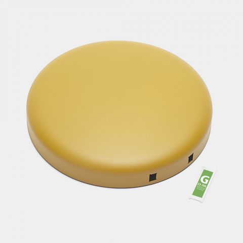 Tapa NewIcon para cubo pedal 30 litros - Mineral Mustard Yellow