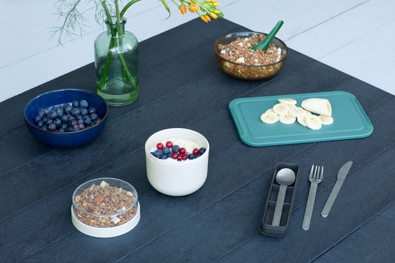Make & Take Breakfast Bowl 0.5L, Plastic - Light Grey