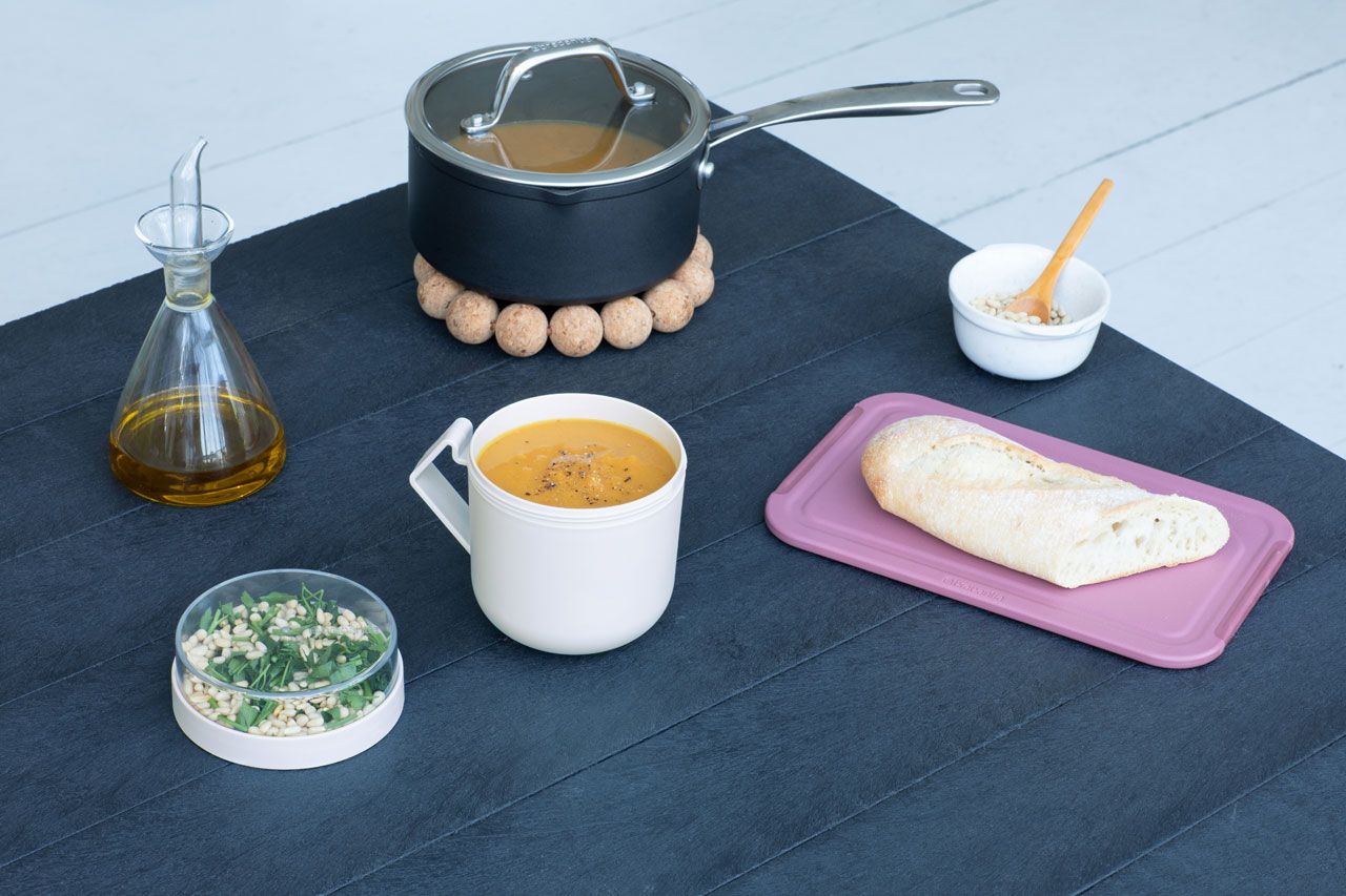 Taza para sopa Make & Take 0,6L, plástico - Light Grey