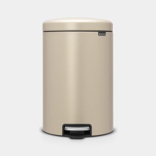 NewIcon Pedal Bin 20 litre - Mineral Golden Beach