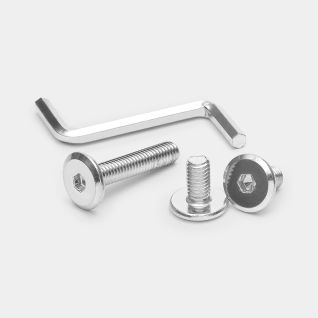 Linn Dressboy, set bouten en sleutel Silver