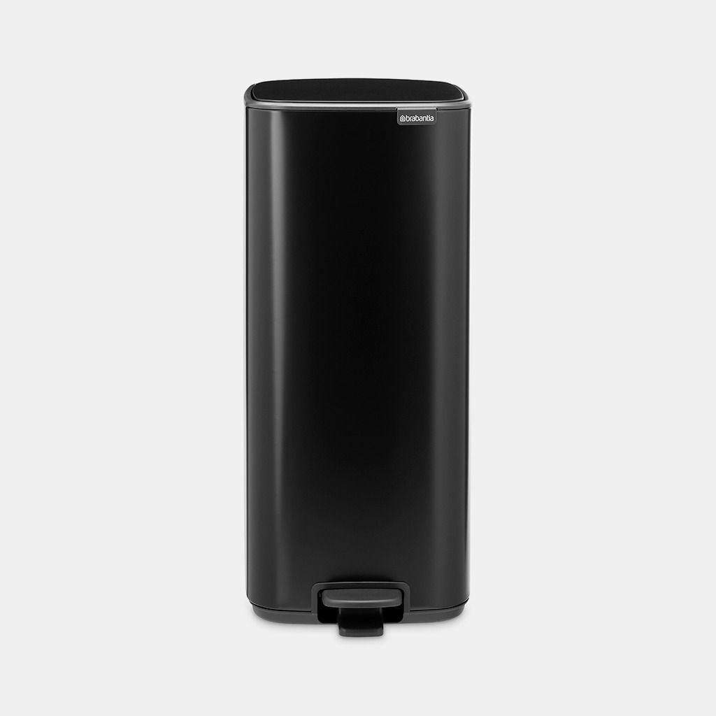 Bo Pedal Bin 30 litre - Matt Black