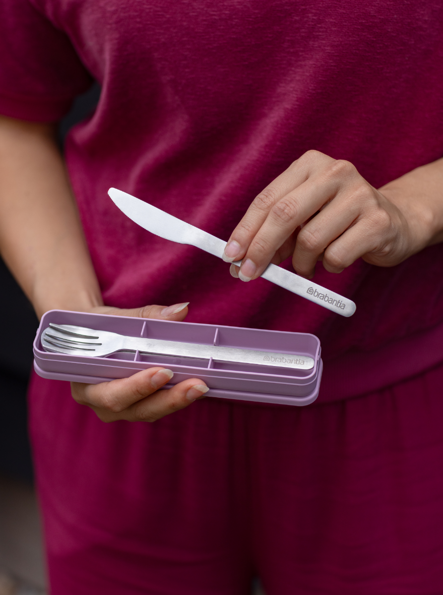 Make & Take Set de couverts 3 pièces - Lilac Pink