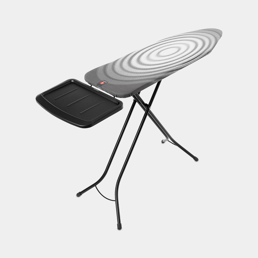 Strijkplank B 124 x 38 cm, voor stoomunit - Titan Oval, Fairtrade katoen