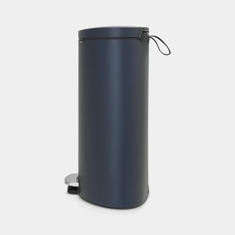 Pedal Bin FlatBack+ 40 litre - Mineral Blue