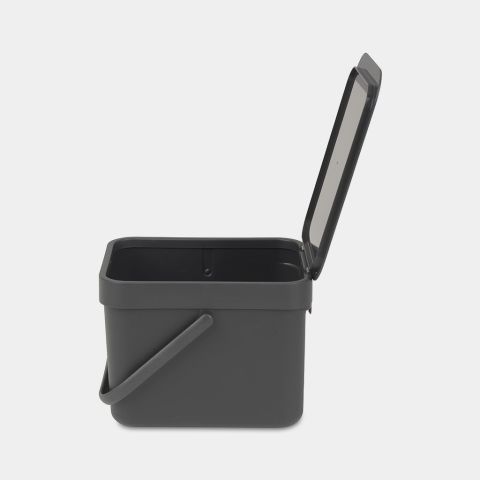 Pattumiera Sort & Go 6 litri - Grey