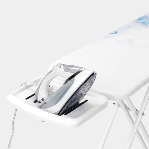 Strijkplank B 124 x 38 cm, voor stoomstrijkijzer - Butterflies