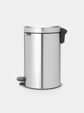 NewIcon Pedaalemmer 12 liter - Matt Steel Fingerprint Proof