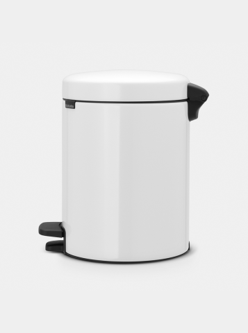 Poubelle à pédale newIcon 5 litres - White
