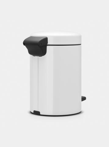 NewIcon Pedal Bin 3 litre - White