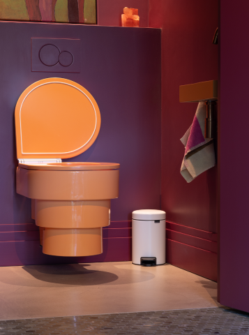 NewIcon Pedal Bin 3 litre - White