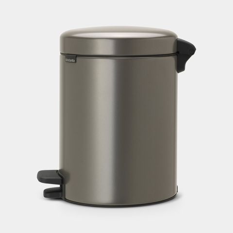 NewIcon Pedal Bin 5 litre - Platinum