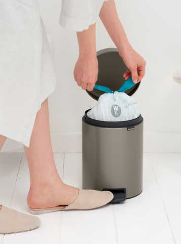 Pattumiera a pedale newIcon 5 litri - Platinum