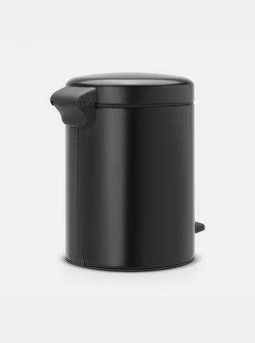 Poubelle à pédale newIcon 5 litres - Matt Black