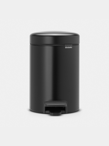 Poubelle à pédale newIcon 3 litres - Matt Black