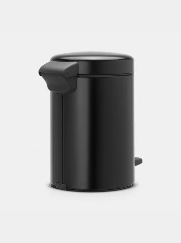 Poubelle à pédale newIcon 3 litres - Matt Black