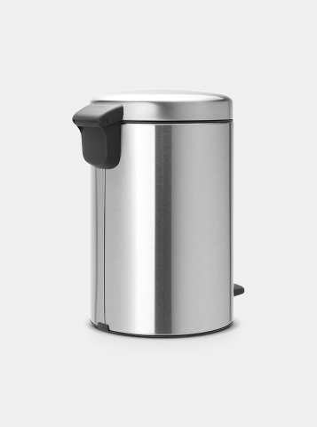 NewIcon Pedal Bin 12 litre - Matt Steel