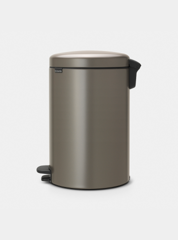 Poubelle à pédale newIcon 20 litres - Platinum