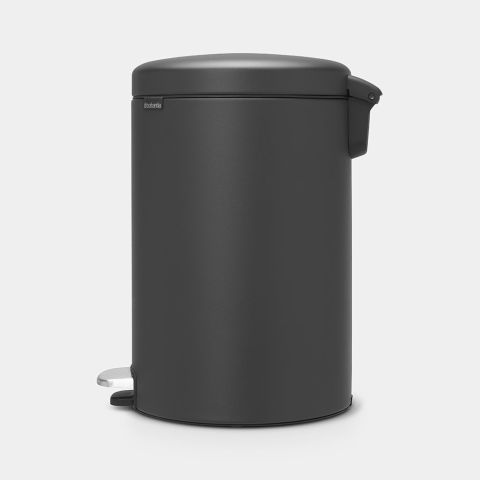 NewIcon Step On Trash Can 20 litre - Mineral Infinite Gray