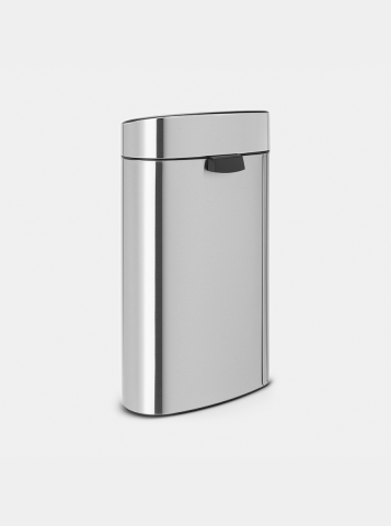 Touch Bin New 40 litre - Matt Steel Fingerprint Proof