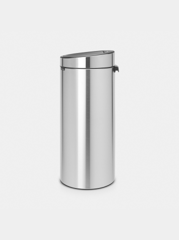 Touch Bin New 30 litres - Matt Steel