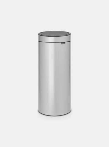 Touch Bin New 30 Liter - Metallic Grey
