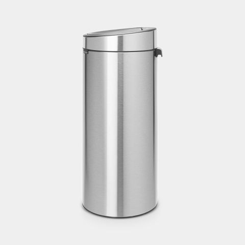 Touch Bin New 30 litre - Matt Steel Fingerprint Proof