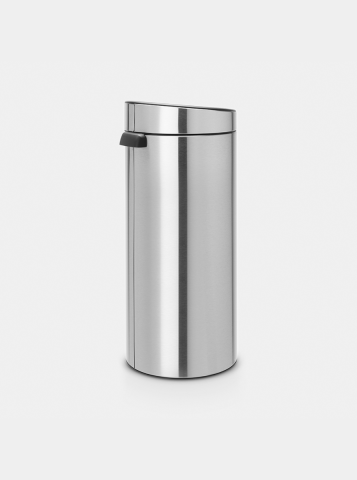 Touch Bin New 30 litre - Matt Steel Fingerprint Proof