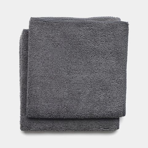 Microfibre Dish Cloths Set of 2 - Dark Grey