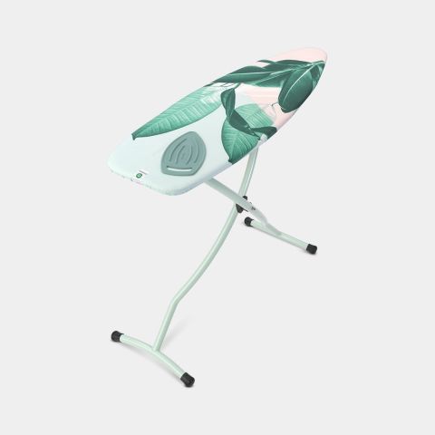 Ironing Board D 135 x 45 cm, for Steam Iron & Generator - Tropical Leaves