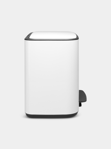 Pattumiera a pedale Bo 3 x 11 litri - White
